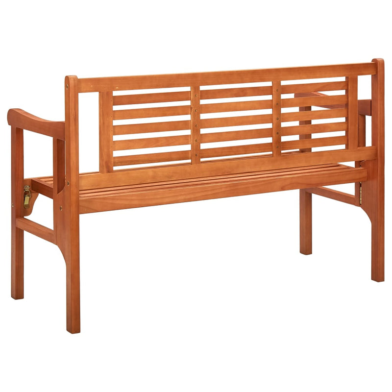 Foldable Garden Bench 120 cm Solid Eucalyptus Wood