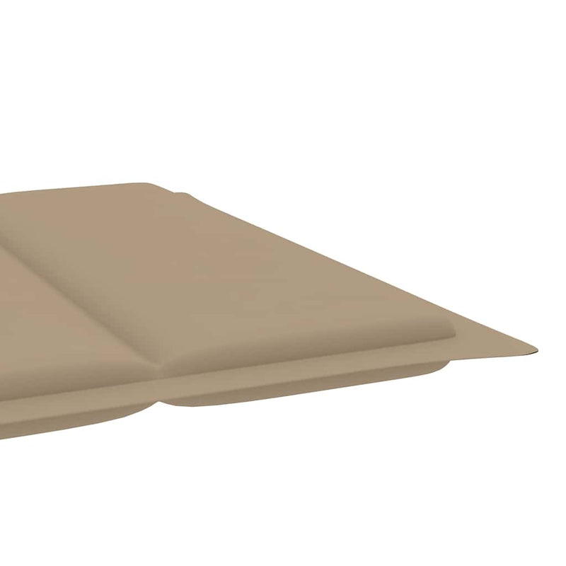 Garden Sun Lounger with Cushion Solid Wood Acacia