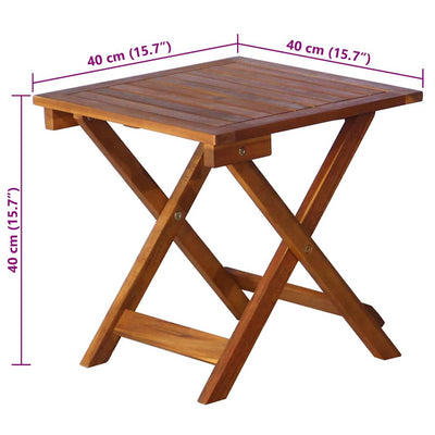 Garden Sun Lounger with Table and Cushion Solid Wood Acacia