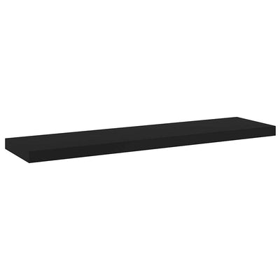 Bookshelf Boards 8 pcs Black 40x10x1.5 cm Engineered Wood