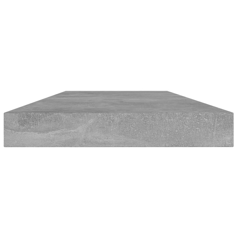 Bookshelf Boards 4 pcs Concrete Grey 40x10x1.5 cm Engineered Wood