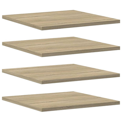 Bookshelf Boards 4 pcs Sonoma Oak 40x40x1.5 cm Engineered Wood