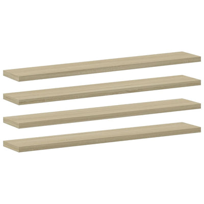 Bookshelf Boards 8 pcs Sonoma Oak 60x10x1.5 cm Engineered Wood