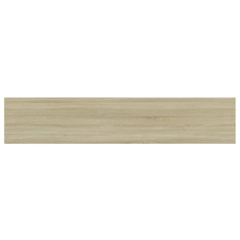 Bookshelf Boards 4 pcs Sonoma Oak 100x20x1.5 cm Engineered Wood