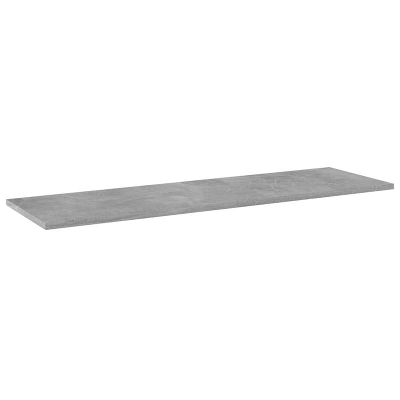 Bookshelf Boards 4 pcs Concrete Grey 100x30x1.5 cm Engineered Wood