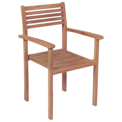 Garden Chairs 2 pcs with Anthracite Cushions Solid Teak Wood