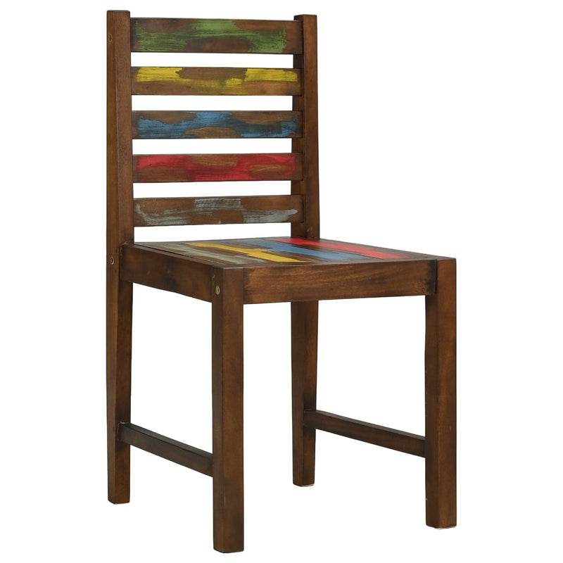 Dining Chairs 2 pcs Solid Reclaimed Wood