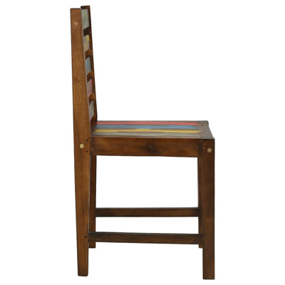 Dining Chairs 2 pcs Solid Reclaimed Wood