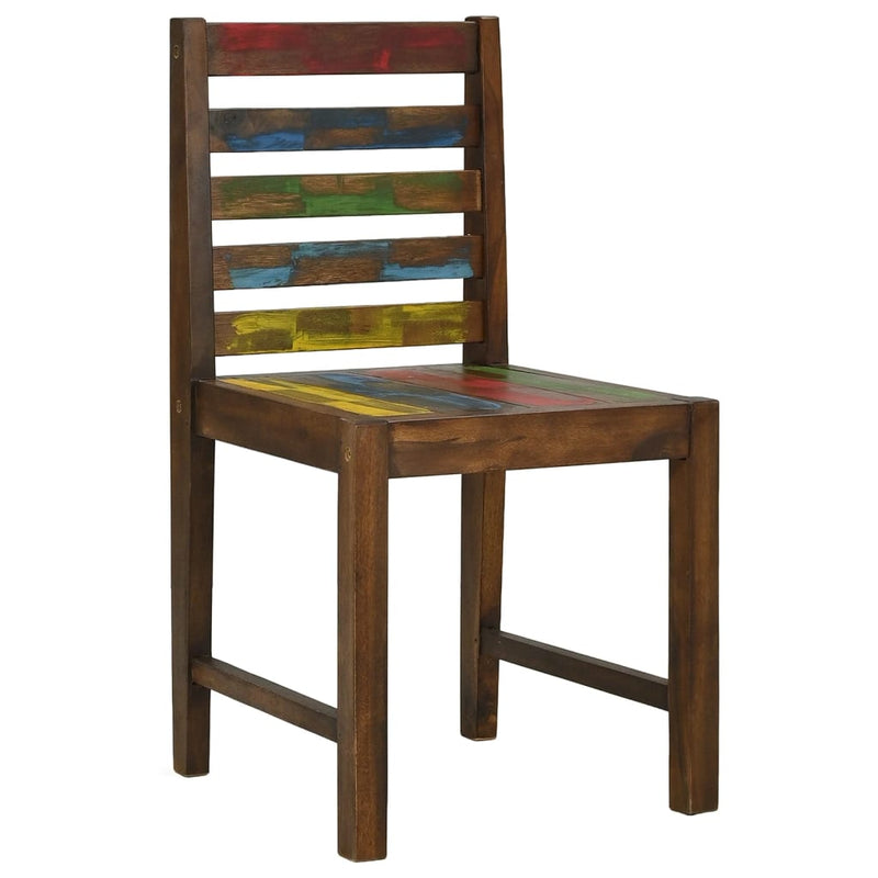 Dining Chairs 2 pcs Solid Reclaimed Wood