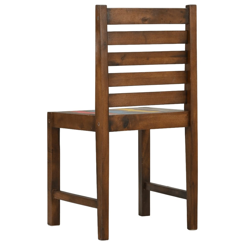 Dining Chairs 4 pcs Solid Reclaimed Wood