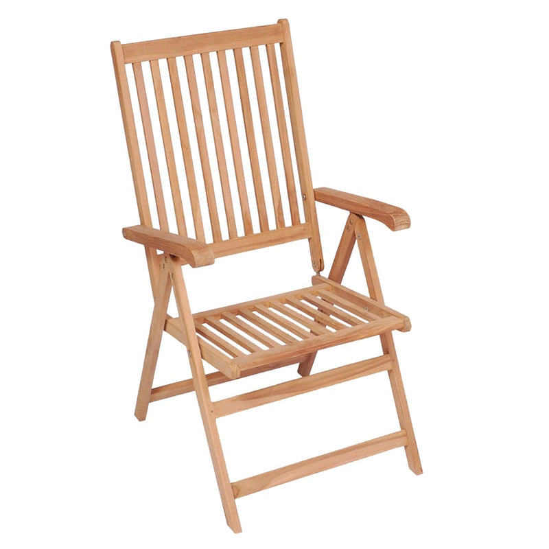 Reclining Garden Chairs 6 pcs Solid Teak Wood