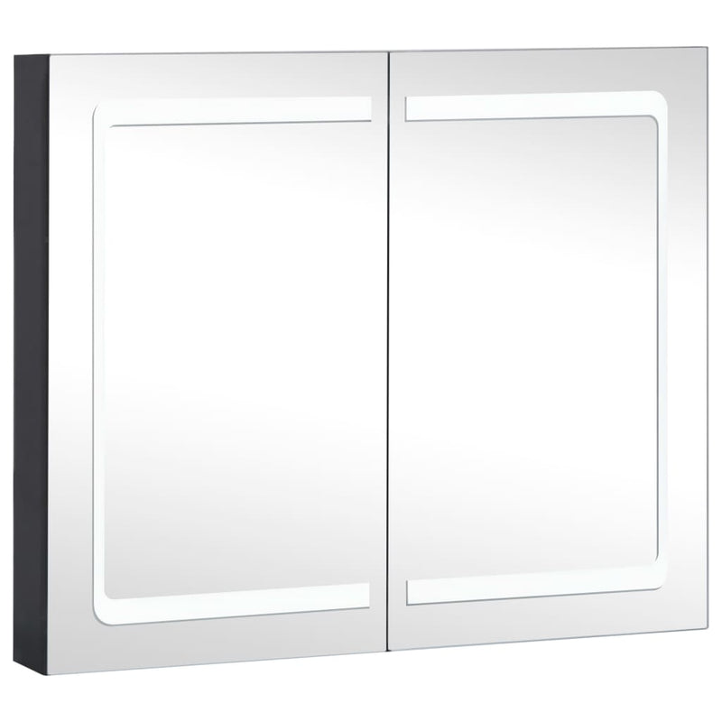 LED Bathroom Mirror Cabinet 80x12.2x68 cm