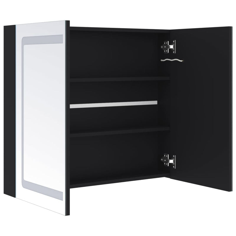 LED Bathroom Mirror Cabinet 80x12.2x68 cm