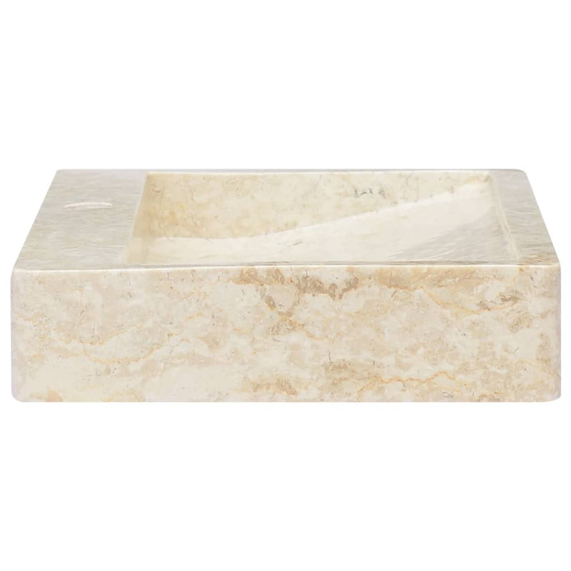 Sink Cream 58x39x10 cm Marble