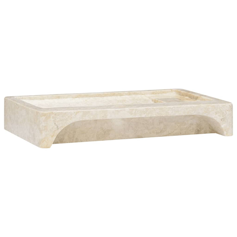 Sink Cream 58x39x10 cm Marble