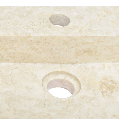 Sink Cream 58x39x10 cm Marble