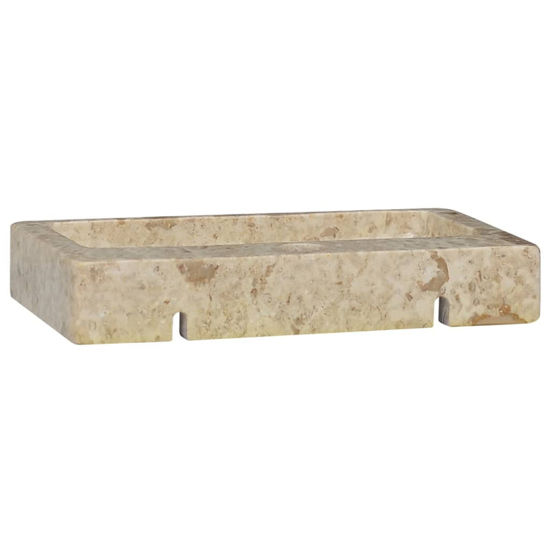 Wall-mounted Sink Cream 38x24x6.5 cm Marble