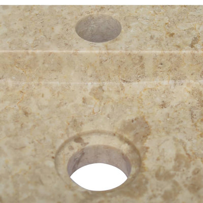 Wall-mounted Sink Cream 38x24x6.5 cm Marble