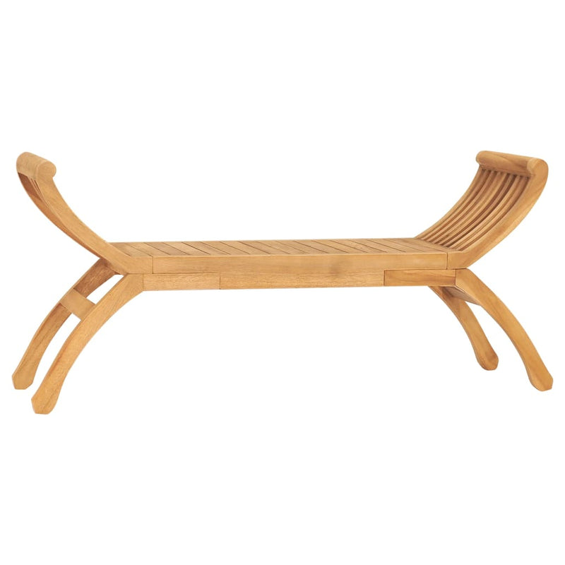 Garden Bench 126 cm Solid Teak Wood