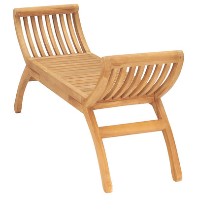 Garden Bench 126 cm Solid Teak Wood