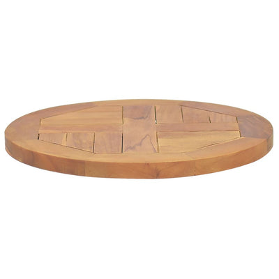 Table Top Solid Teak Wood Round 2.5 cm 40 cm