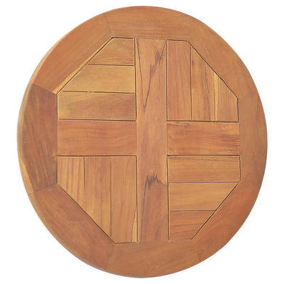 Table Top Solid Teak Wood Round 2.5 cm 40 cm