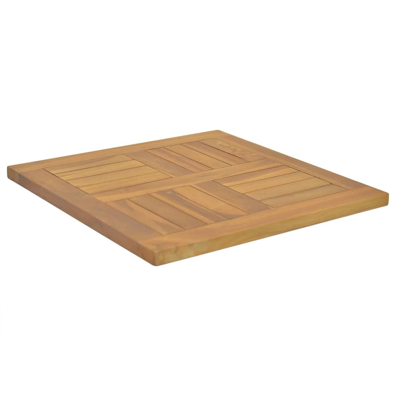 Square Table Top 50x50x2.5 cm Solid Wood Teak