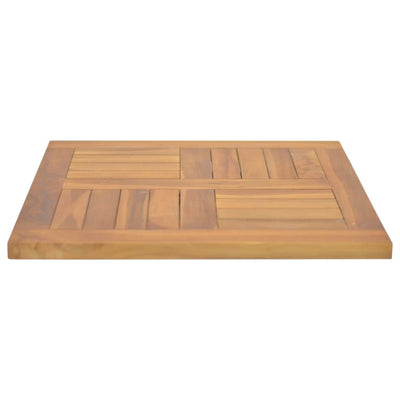 Square Table Top 50x50x2.5 cm Solid Wood Teak