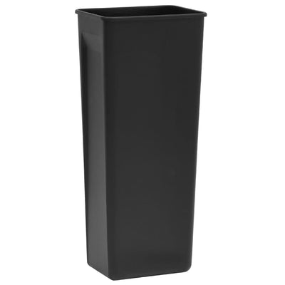 Dustbin with Pedal Anti-fingerprint 30L Black Stainless Steel