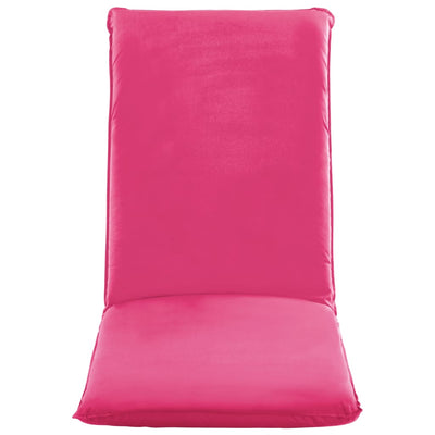 Foldable Sunlounger Oxford Fabric Pink