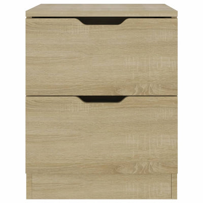 Bedside Cabinets 2 pcs Sonoma Oak 40x40x50 cm Engineered Wood