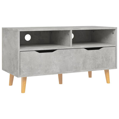 TV Cabinet Concrete Grey 90x40x48.5 cm Engineered Wood