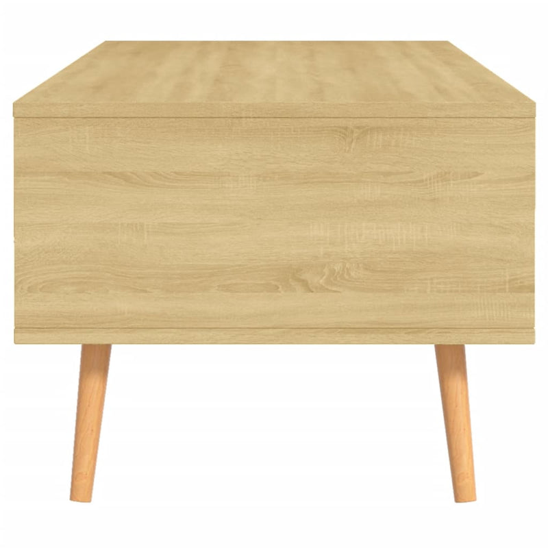 Coffee Table Sonoma Oak 100x49.5x43 cm Engineered Wood