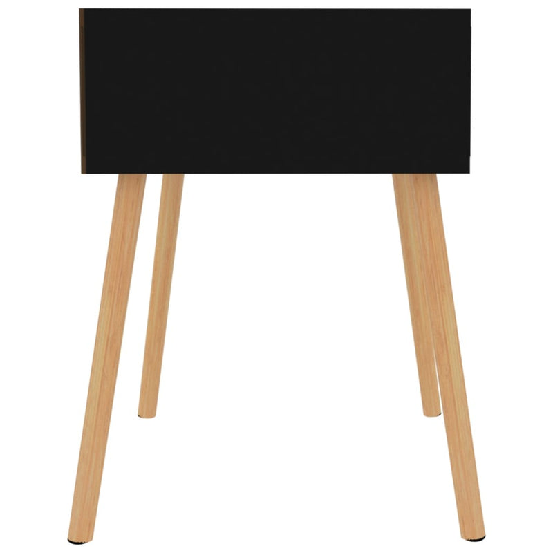 Bedside Cabinet Black 40x40x56 cm Engineered Wood