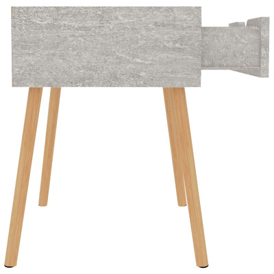 Bedside Cabinet Concrete Grey 40x40x56 cm Engineered Wood