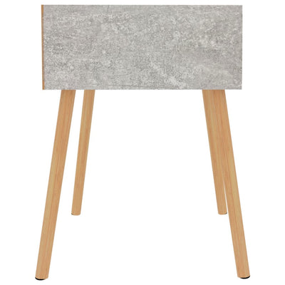 Bedside Cabinets 2 pcs Concrete Grey 40x40x56 cm Engineered Wood