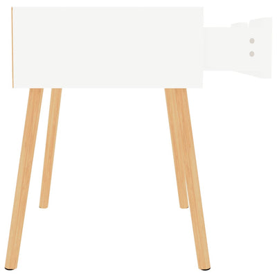 Bedside Cabinet High Gloss White 40x40x56 cm Engineered Wood