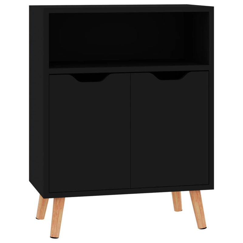 Sideboard Black 60x30x72 cm Engineered Wood