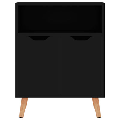 Sideboard Black 60x30x72 cm Engineered Wood