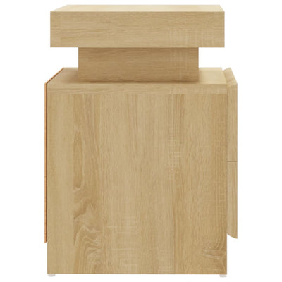 Bedside Cabinet Sonoma Oak 45x35x52 cm Engineered Wood