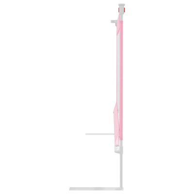 Toddler Safety Bed Rail Pink 160x25 cm Fabric