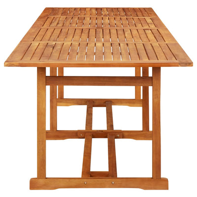 Garden Dining Table 280x90x75 cm Solid Wood Acacia