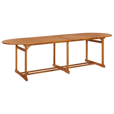 Garden Dining Table 280x90x75 cm Solid Wood Acacia