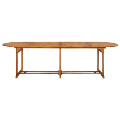 Garden Dining Table 280x90x75 cm Solid Wood Acacia