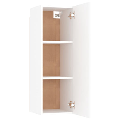 TV Cabinet White 30.5x30x90 cm Engineered Wood