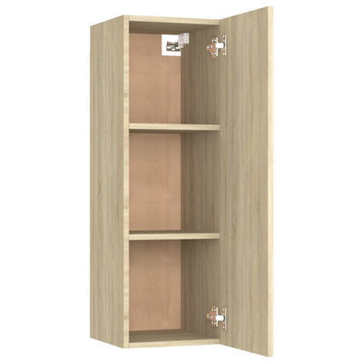 TV Cabinets 2 pcs Sonoma Oak 30.5x30x90 cm Engineered Wood