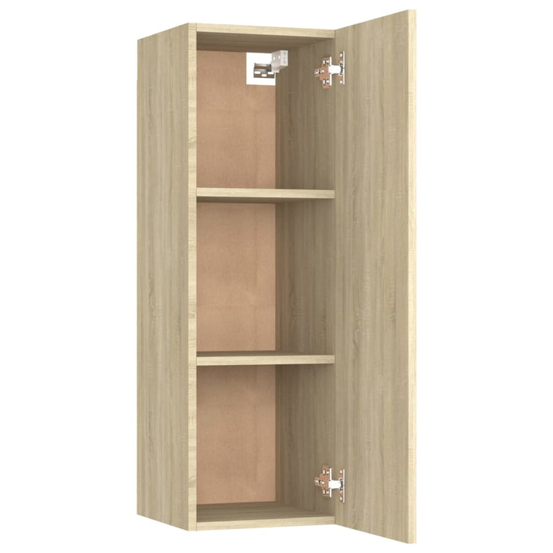 TV Cabinets 2 pcs Sonoma Oak 30.5x30x90 cm Engineered Wood