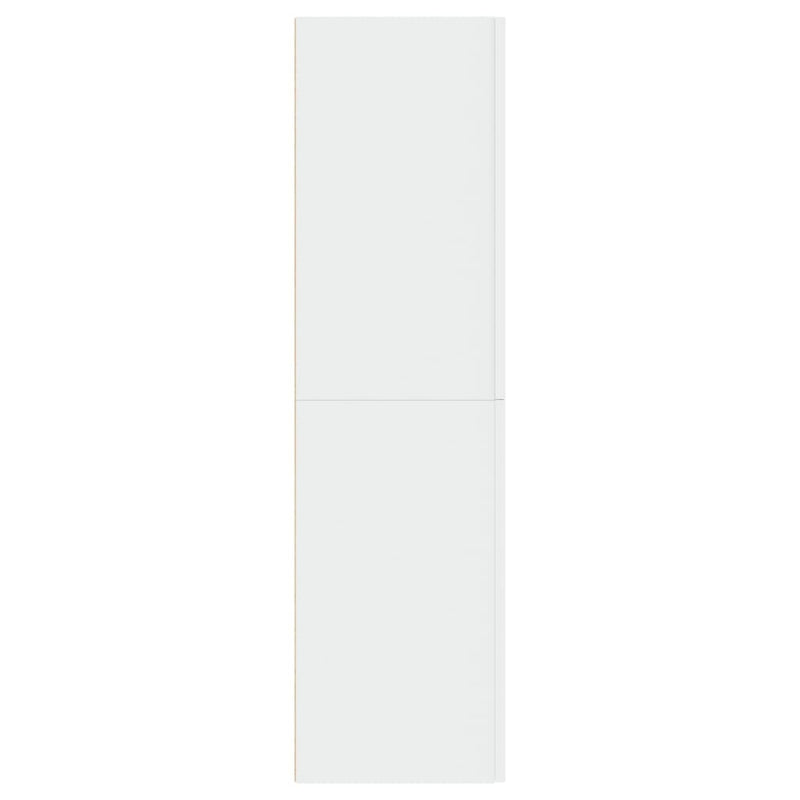 TV Cabinets 2 pcs White 30.5x30x110 cm Engineered Wood