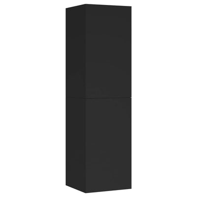 TV Cabinet Black 30.5x30x110 cm Engineered Wood