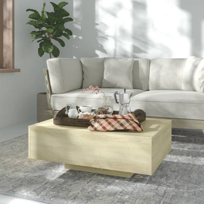 Coffee Table Sonoma Oak 85x55x31 cm Engineered Wood